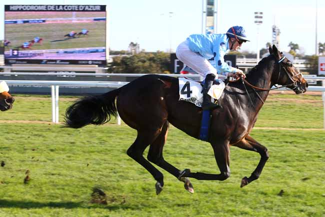 Photo d'arrivée de la course pmu PRIX CHERET à CAGNES-SUR-MER le Vendredi 20 janvier 2017
