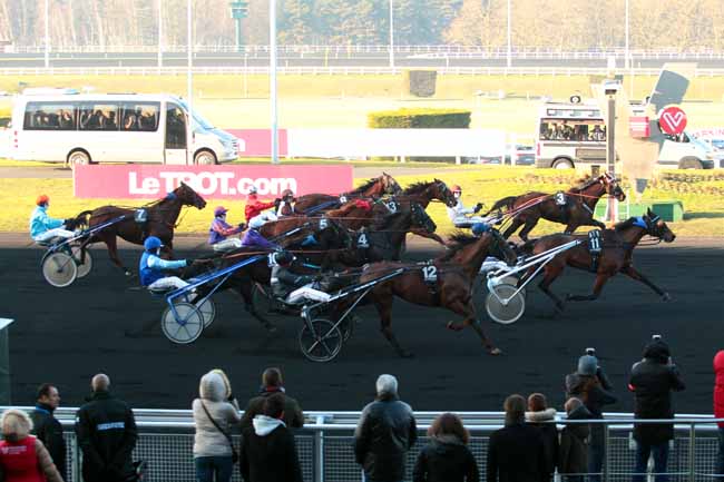Photo d'arrivée de la course pmu PRIX DE BREST à PARIS-VINCENNES le Samedi 21 janvier 2017