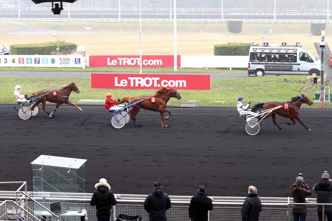 Photo d'arrivée de la course pmu PRIX DE CANTIN à PARIS-VINCENNES le Lundi 23 janvier 2017