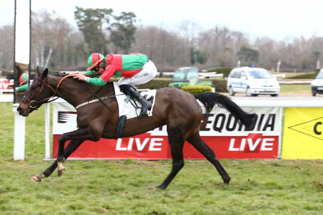 Photo d'arrivée de la course pmu PRIX RENE CRAMAIL à PAU le Vendredi 27 janvier 2017
