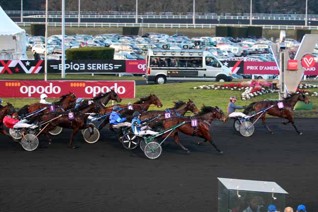 Photo d'arrivée de la course pmu PRIX HELEN JOHANSSON à PARIS-VINCENNES le Dimanche 29 janvier 2017