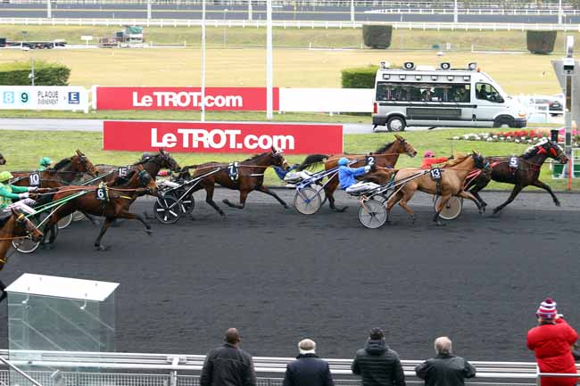Photo d'arrivée de la course pmu PRIX DE RETHEL à PARIS-VINCENNES le Lundi 30 janvier 2017