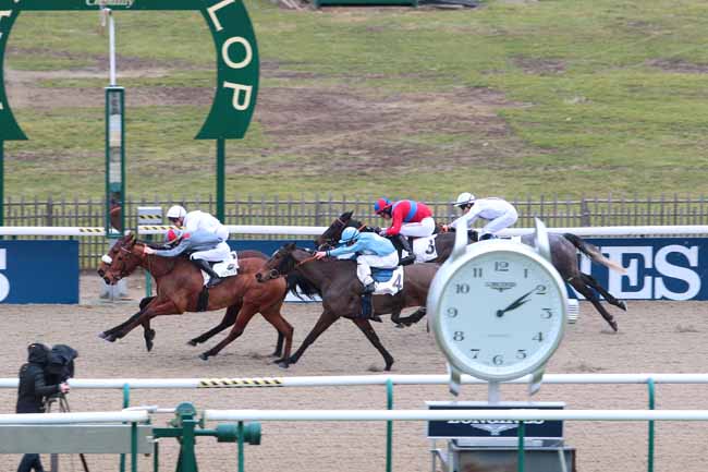 Photo d'arrivée de la course pmu PRIX DES BRULIS à CHANTILLY le Jeudi 2 février 2017