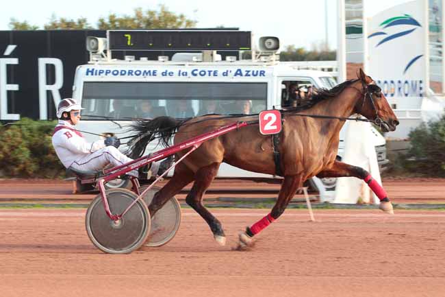 Photo d'arrivée de la course pmu PRIX HENRI CALLIER à CAGNES-SUR-MER le Mardi 7 février 2017