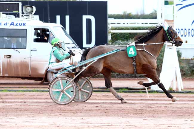 Photo d'arrivée de la course pmu PRIX DE CAZOULS-LES-BEZIERS à CAGNES-SUR-MER le Vendredi 10 février 2017