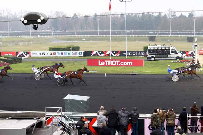 Photo d'arrivée de la course pmu PRIX DE MUNICH à PARIS-VINCENNES le Samedi 11 février 2017