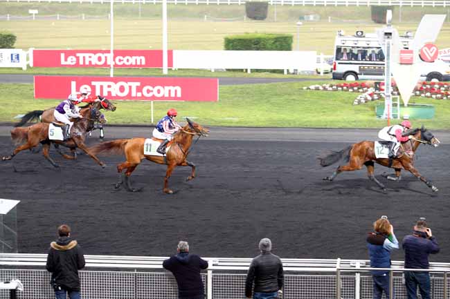 Photo d'arrivée de la course pmu PRIX HOLLY DU LOCTON à PARIS-VINCENNES le Jeudi 16 février 2017