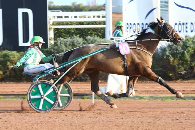 Photo d'arrivée de la course pmu PRIX DE SETUBAL à CAGNES-SUR-MER le Vendredi 17 février 2017