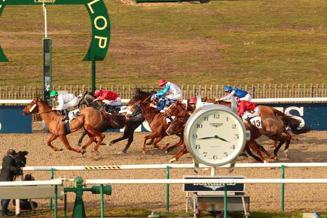 Photo d'arrivée de la course pmu PRIX DU CHEMIN DE PARIS à CHANTILLY le Vendredi 17 février 2017