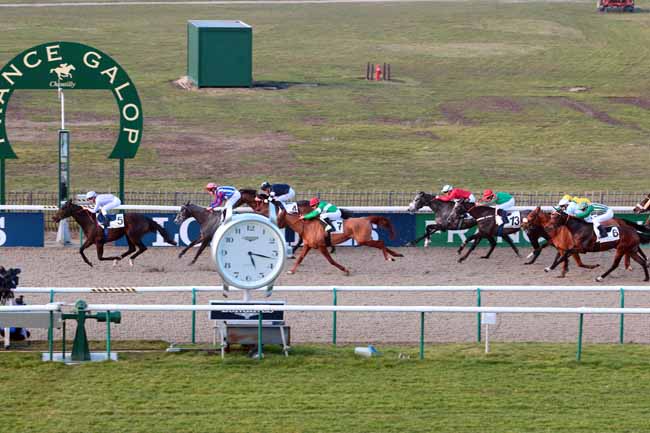 Photo d'arrivée de la course pmu PRIX DE LA FONTAINE D'ORRY à CHANTILLY le Vendredi 17 février 2017