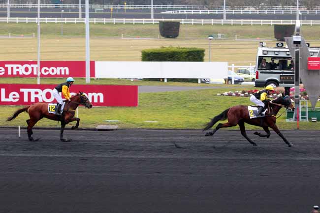 Photo d'arrivée de la course pmu PRIX DE FALOT à PARIS-VINCENNES le Lundi 20 février 2017