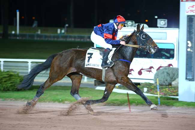 Photo d'arrivée de la course pmu PRIX DE DRAGUIGNAN à ENGHIEN le Mercredi 22 février 2017
