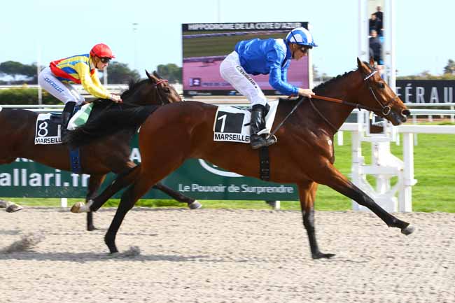 Photo d'arrivée de la course pmu PRIX DE CARRO à CAGNES-SUR-MER le Lundi 27 février 2017