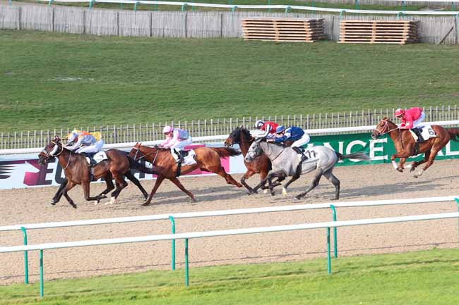 Photo d'arrivée de la course pmu PRIX DU TERRAIN DES SPAHIS à CHANTILLY le Jeudi 2 mars 2017
