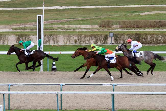 Photo d'arrivée de la course pmu PRIX DE SAINT-JULIEN-LE-FAUCON à DEAUVILLE le Mardi 7 mars 2017