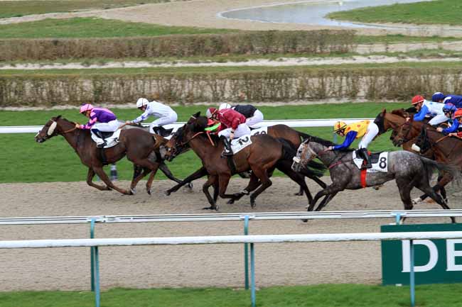 Photo d'arrivée de la course pmu PRIX DU MONT DES AVALOIRS à DEAUVILLE le Mardi 7 mars 2017