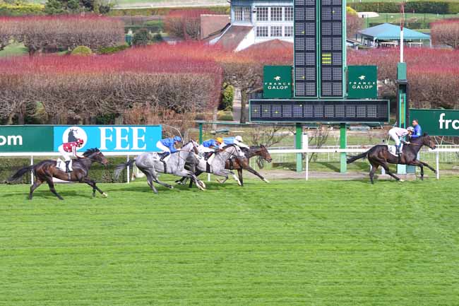 Photo d'arrivée de la course pmu PRIX DE FRAUENFELD à SAINT-CLOUD le Samedi 11 mars 2017