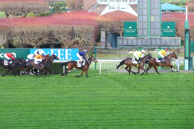 Photo d'arrivée de la course pmu PRIX D'HERBLAY à SAINT-CLOUD le Samedi 11 mars 2017