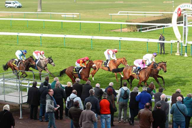 Photo d'arrivée de la course pmu PRIX DE RESSONS-SUR-MATZ à COMPIEGNE le Lundi 13 mars 2017