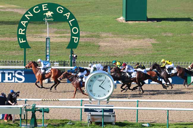 Photo d'arrivée de la course pmu PRIX MONTENICA à CHANTILLY le Jeudi 16 mars 2017
