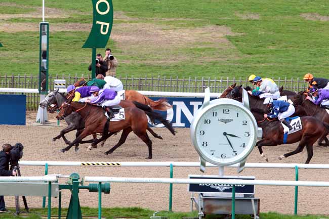Photo d'arrivée de la course pmu PRIX DU GRAND MARAIS à CHANTILLY le Mardi 21 mars 2017