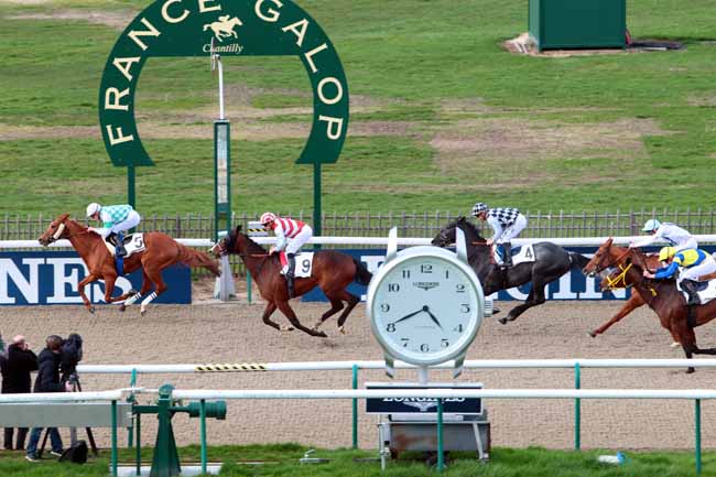 Photo d'arrivée de la course pmu PRIX BUCKSKIN à CHANTILLY le Mardi 21 mars 2017