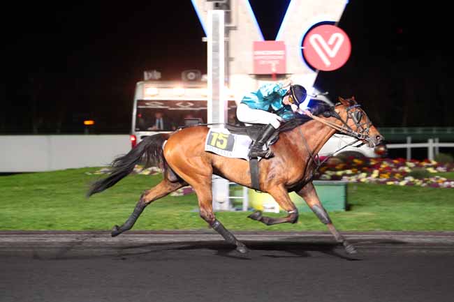 Photo d'arrivée de la course pmu PRIX BERNARD SIMONARD à PARIS-VINCENNES le Mardi 21 mars 2017