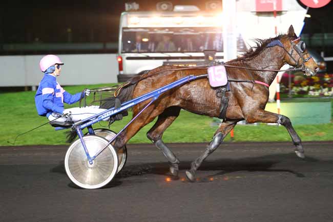 Photo d'arrivée de la course pmu PRIX DRESDA à PARIS-VINCENNES le Vendredi 24 mars 2017
