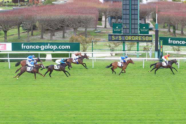 Photo d'arrivée de la course pmu PRIX DE MAUREPAS à SAINT-CLOUD le Mardi 28 mars 2017