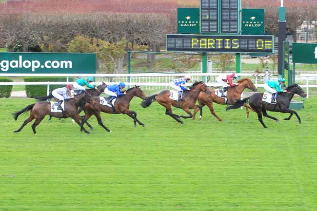 Photo d'arrivée de la course pmu PRIX CADUM à SAINT-CLOUD le Mardi 28 mars 2017