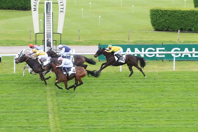Photo d'arrivée de la course pmu PRIX D'ESTRUVAL à MAISONS-LAFFITTE le Vendredi 31 mars 2017
