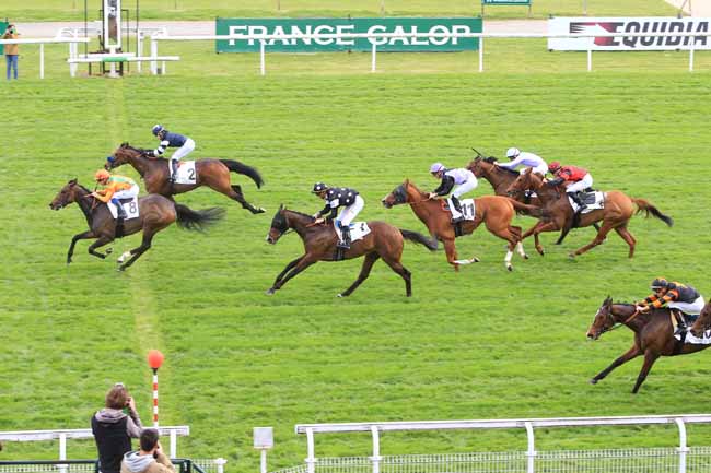 Photo d'arrivée de la course pmu PRIX CARVIN à MAISONS-LAFFITTE le Vendredi 31 mars 2017
