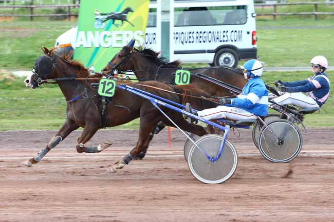 Photo d'arrivée de la course pmu PRIX TENOR DE BAUNE à ANGERS le Mercredi 5 avril 2017
