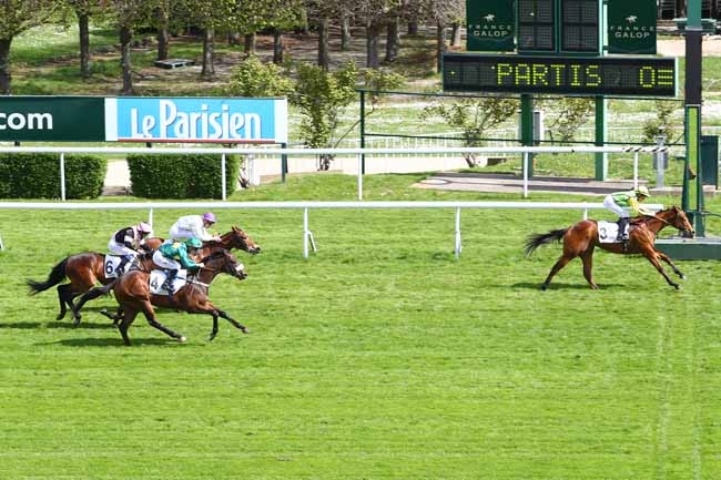 Photo d'arrivée de la course pmu PRIX DE LA MARCHE à SAINT-CLOUD le Jeudi 6 avril 2017