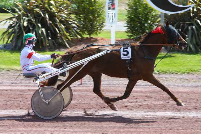 Photo d'arrivée de la course pmu PRIX JACQUES FAIRAND à CORDEMAIS le Mercredi 19 avril 2017