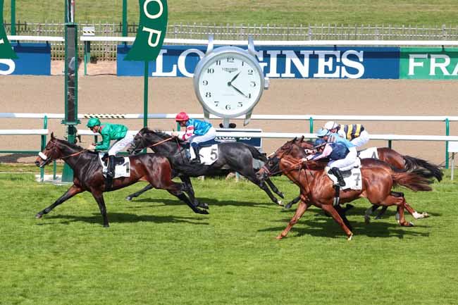 Photo d'arrivée de la course pmu PRIX DE FERRIERES à CHANTILLY le Jeudi 20 avril 2017