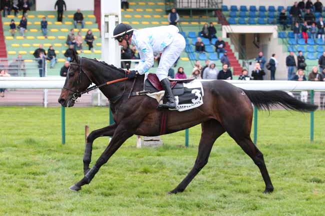 Photo d'arrivée de la course pmu PRIX HYERES III à COMPIEGNE le Samedi 22 avril 2017