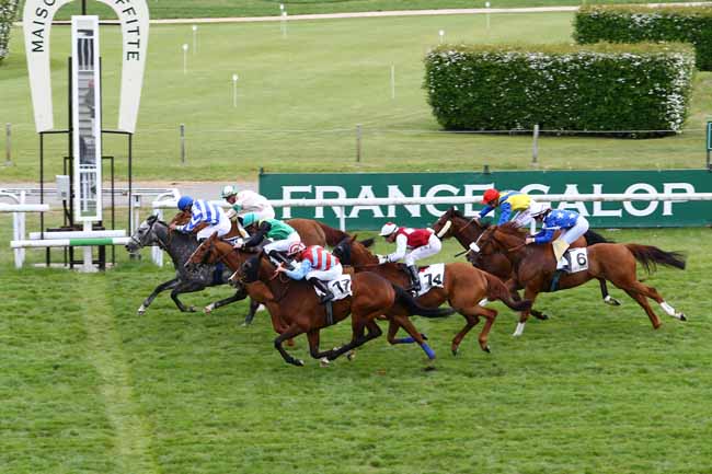 Photo d'arrivée de la course pmu PRIX DE TROYES à MAISONS-LAFFITTE le Mardi 25 avril 2017