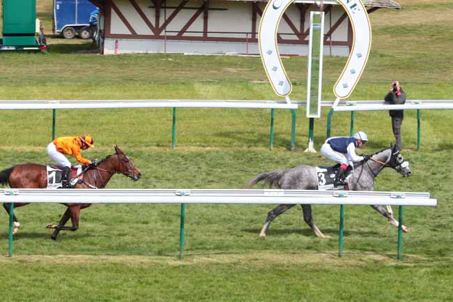 Photo d'arrivée de la course pmu PRIX DE CASTETS à COMPIEGNE le Jeudi 27 avril 2017