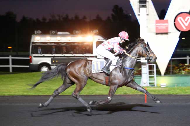 Photo d'arrivée de la course pmu PRIX ANTIGONE à PARIS-VINCENNES le Vendredi 28 avril 2017