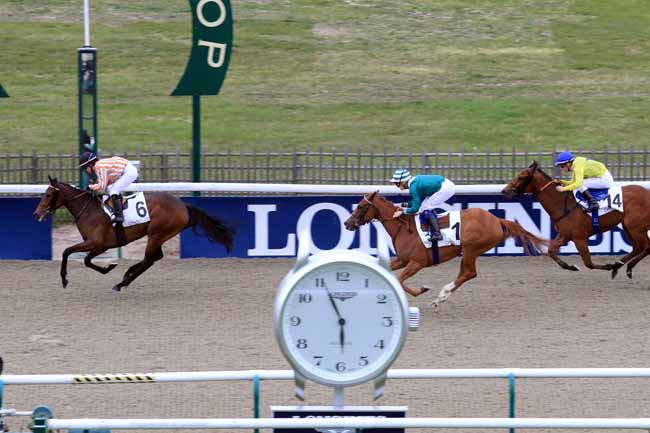 Photo d'arrivée de la course pmu PRIX DU BOIS DES BOULEAUX à CHANTILLY le Dimanche 30 avril 2017