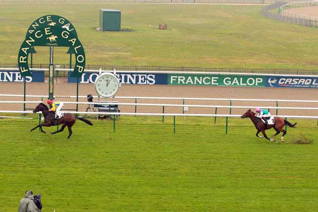 Photo d'arrivée de la course pmu PRIX DE LAIGNEVILLE à CHANTILLY le Mercredi 3 mai 2017