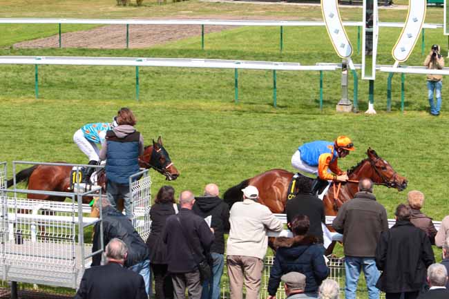 Photo d'arrivée de la course pmu PRIX DE SAINT-CREPIN à COMPIEGNE le Jeudi 4 mai 2017