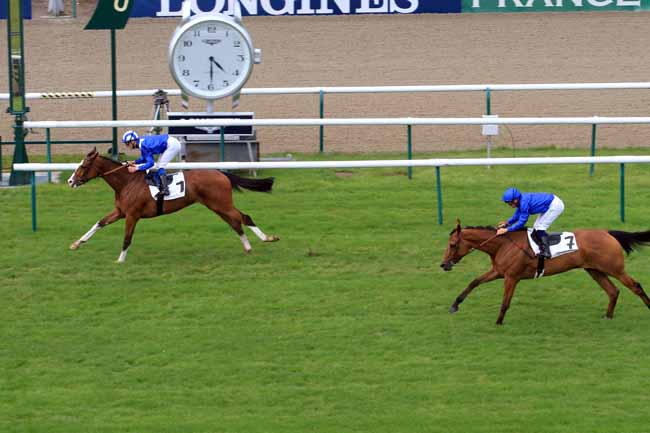 Photo d'arrivée de la course pmu PRIX DE LA SEINE à CHANTILLY le Dimanche 7 mai 2017