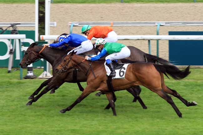 Photo d'arrivée de la course pmu PRIX DE LOUVECIENNES à DEAUVILLE le Samedi 13 mai 2017