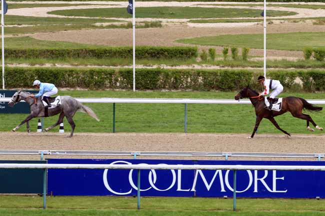 Photo d'arrivée de la course pmu PRIX DE MOLAY LITTRY à DEAUVILLE le Samedi 13 mai 2017