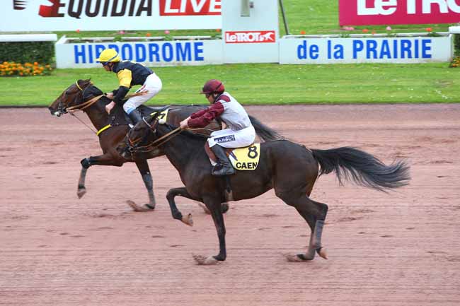 Photo d'arrivée de la course pmu PRIX HENRI BALLIERE à CAEN le Mercredi 17 mai 2017