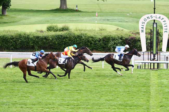 Photo d'arrivée de la course pmu PRIX MENDEZ à MAISONS-LAFFITTE le Mercredi 17 mai 2017