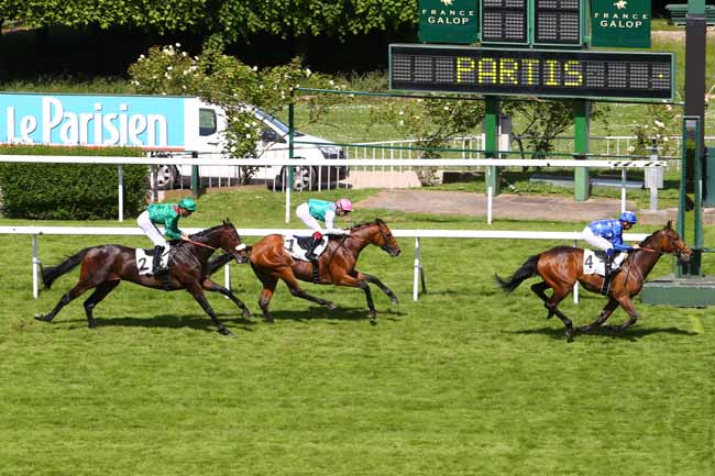Photo d'arrivée de la course pmu PRIX DU LYS à SAINT-CLOUD le Mardi 23 mai 2017