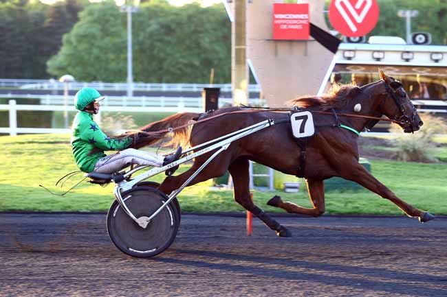Photo d'arrivée de la course pmu PRIX KALMIA à PARIS-VINCENNES le Mardi 23 mai 2017